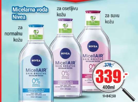 Micelarna voda Nivea