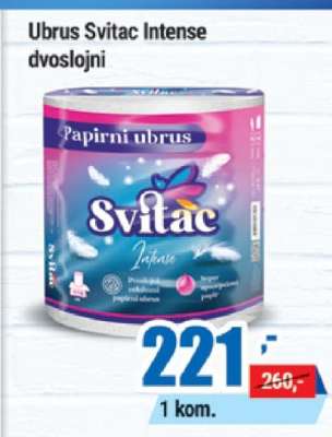 Ubrus Svitac Intense dvoslojni