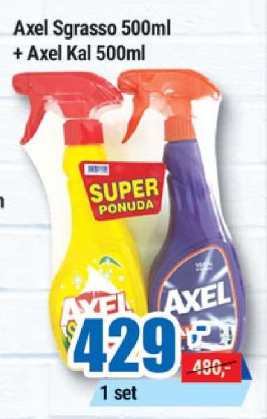 Axel Sgrasso 500ml + Axel Kal 500ml