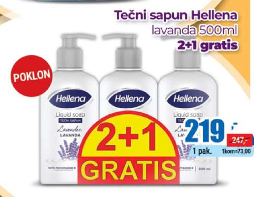 Tečni sapun Hellena lavanda 500ml