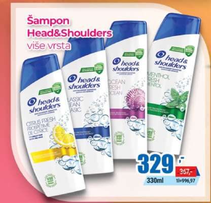 Šampon Head & Shoulders