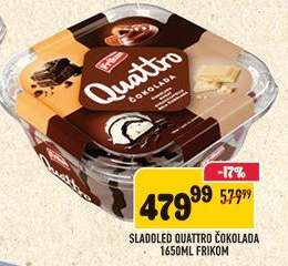 Sladoled Quattro čokolada