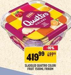 Sladoled Quattro Colori Fruit 1500ml Frikom