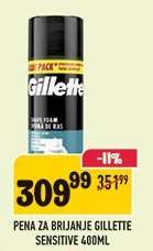 Pena za brijanje Gillette Sensitive 400ml