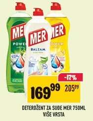 Deterdžent za suđe Mer 750ml
