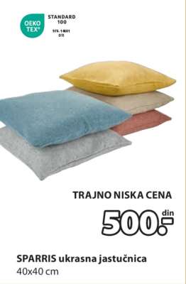 SPARRIS UKRASNA JASTUČNICA