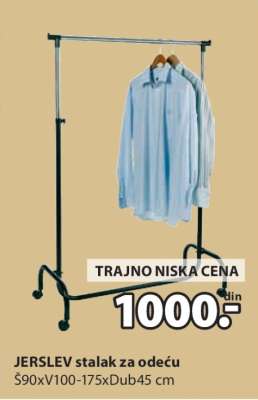 JERSLEV STALAK ZA ODEĆU