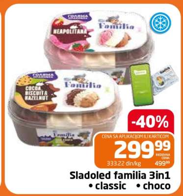 Sladoled Familia 3IN1