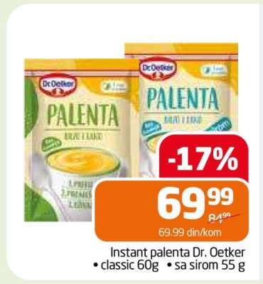Instant palenta Dr. Oetker