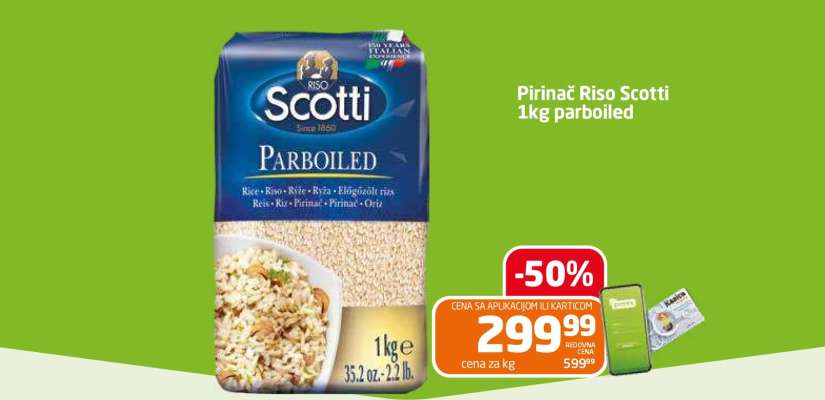 Pirinač Riso Scotti 1kg parboiled