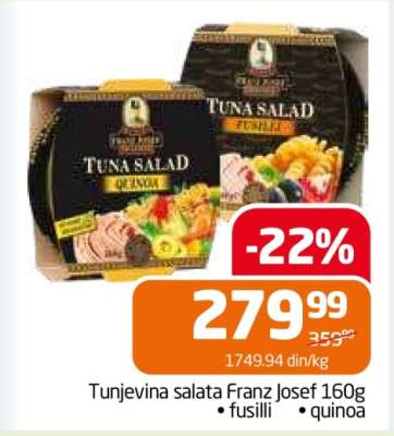 Tunjevina salata Franz Josef 160g