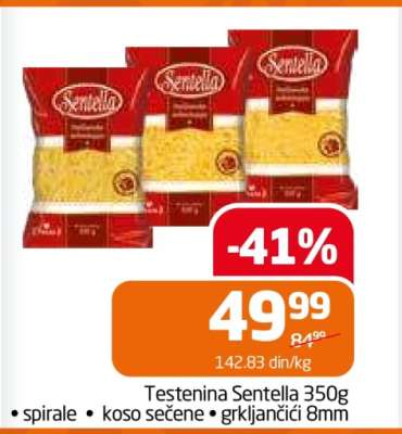 Testenina Sentella 350g