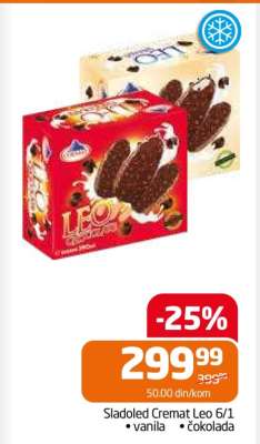 Sladoled Cremat Leo 6/1