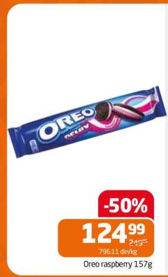 Oreo raspberry 157g