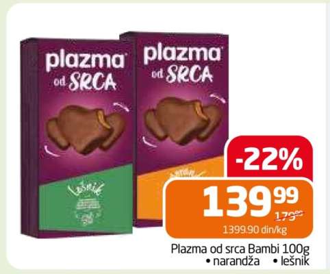 Plazma od srca Bambi 100g
