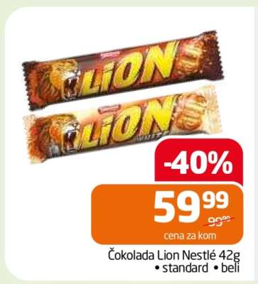 Čokolada Lion Nestlé 42g
