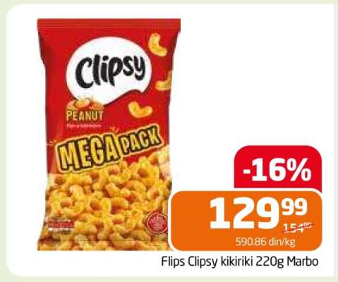 Flips Clipsy kikiriki 220g Marbo