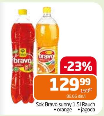 Sok Bravo Sunny 1,5l Rauch