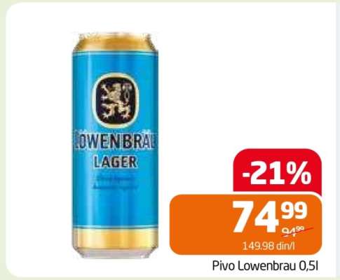 Pivo Lowenbrau 0,5l