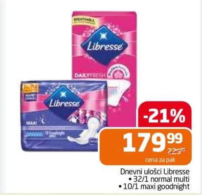 Dnevni ulošci Libresse