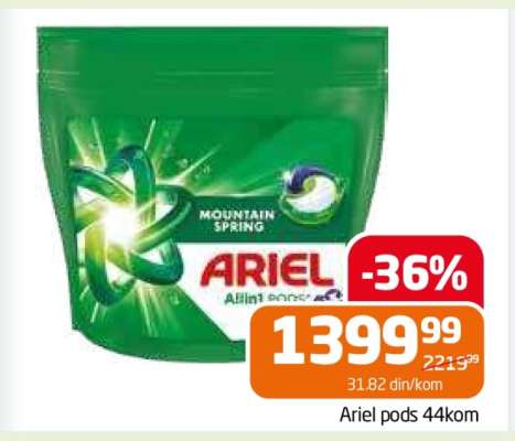 Ariel pods 44kom