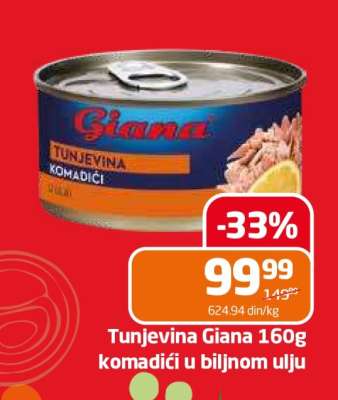 Tunjevina Giana 160g