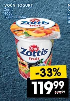 VOĆNI JOGURT