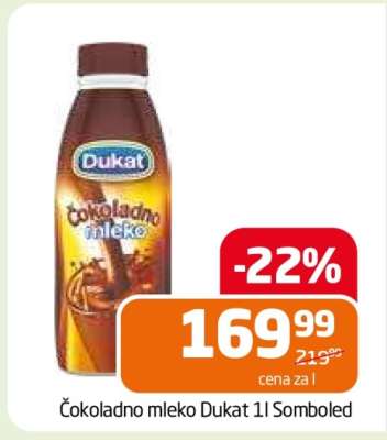 Čokoladno mleko Dukat 1l Somboled