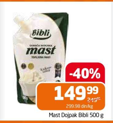 Mast Dojpak Bibli 500 g