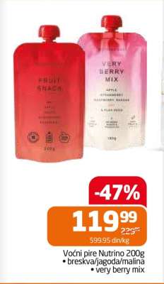 Voćni pire Nutrino 200g