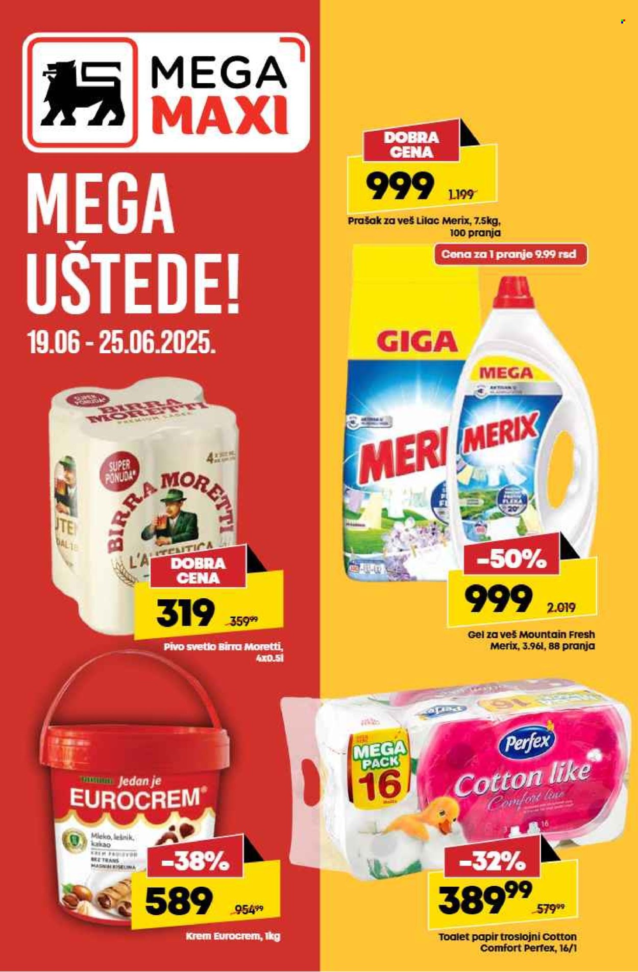 Mega Maxi katalog - 19.06.2025 - 25.06.2025. Stranica 1
