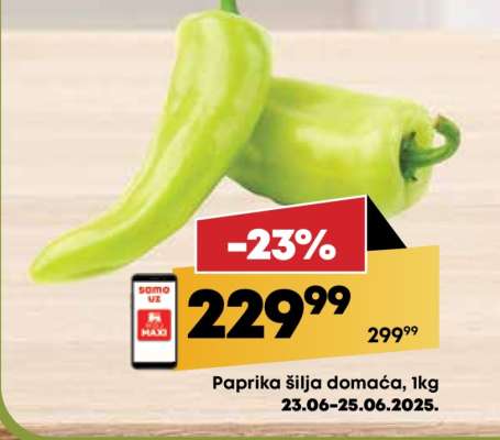 Paprika šilja domaća, 1kg