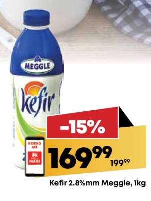 Kefir 2.8%mm Meggle 1kg