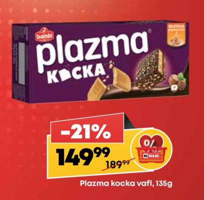 Plazma kocka vafl 135g