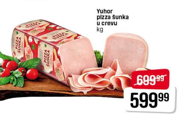 Yuhor pizza šunka u crevu