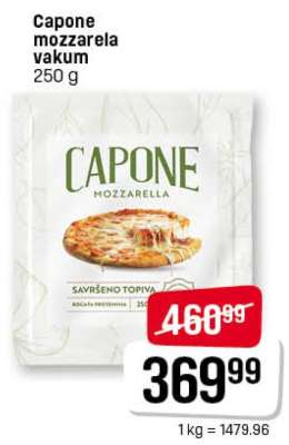 Capone mozzarella vakum