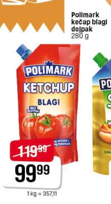 Polimark kečap blagi doypak