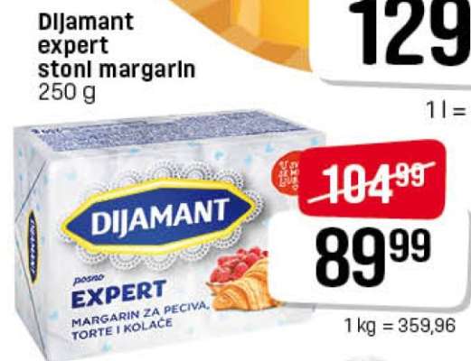 Dijamant expert stolni margarin 250 g