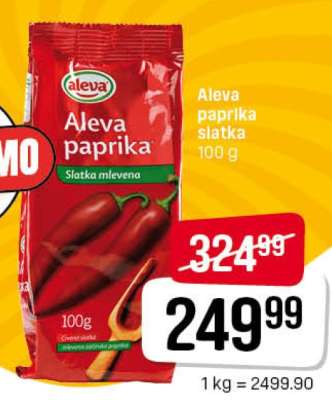 Aleva paprika slatka 100 g