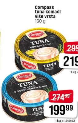 Compass tuna komadi više vrsta