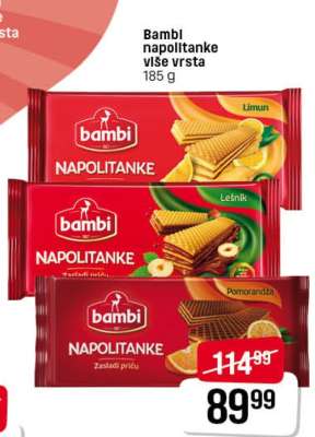 Bambi napolitanke više vrsta