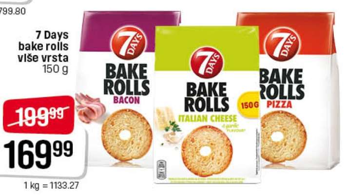 7 Days Bake Rolls