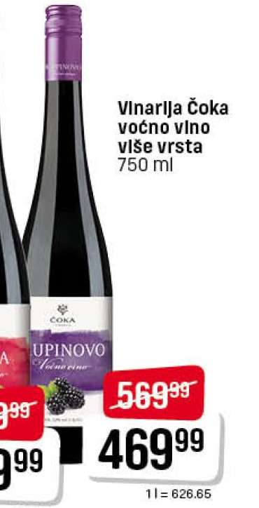 Vinarija Čoka voćno vino
