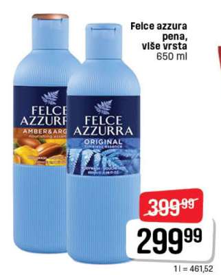Felce Azzura Pěna