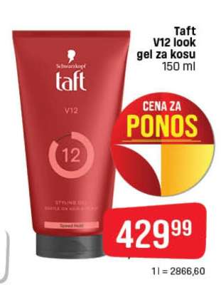 Taft V12 look gel za kosu