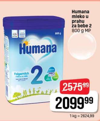Humana mleko u prahu za bebe 2
