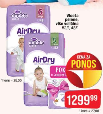 Violeta pelene, više veličina
