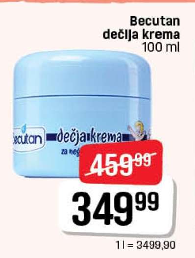 Becutan dečja krema