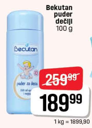 Bekutan puder dečiji