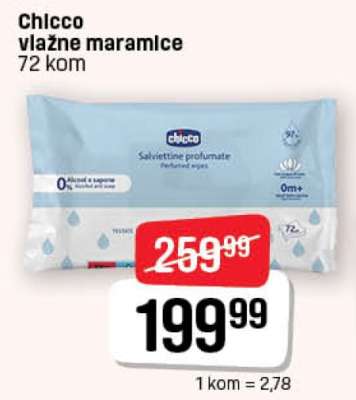 Chicco vlažne maramice